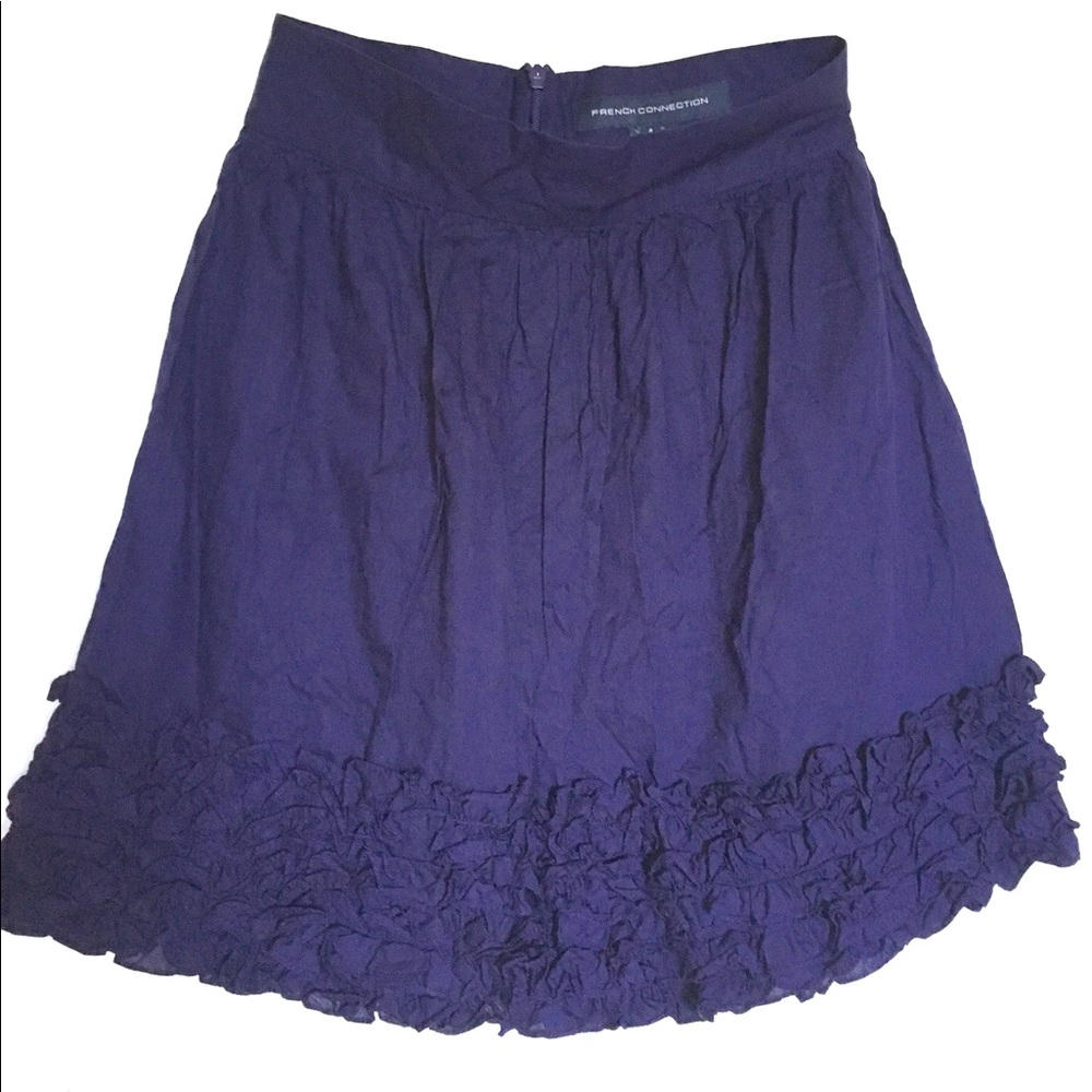 French Connection ruffled skirt